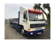 1998 Volvo FL7 260 6x2 10 Tyre Rear Lift Flatbed Beavertail on Springs Suspension, 8 Speed Manual 